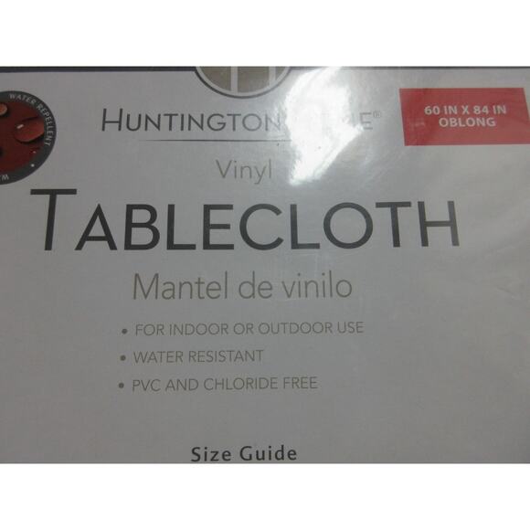 Navy Woodland Creature Owl Fox Vinyl Tablecloth by Huntington Home - 60”x84” NEW - Picture 5 of 6